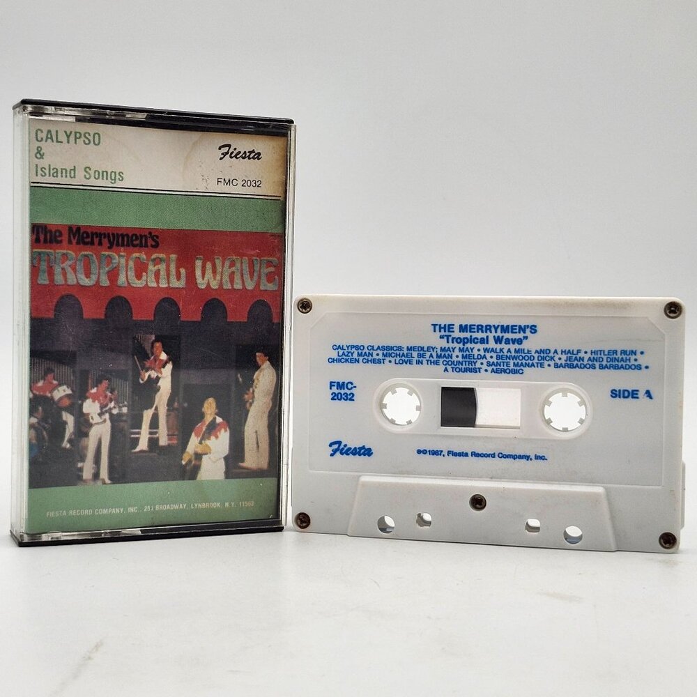 The Merrymen Tropical Wave Cassette 1987 Fiesta Records FMC 2032